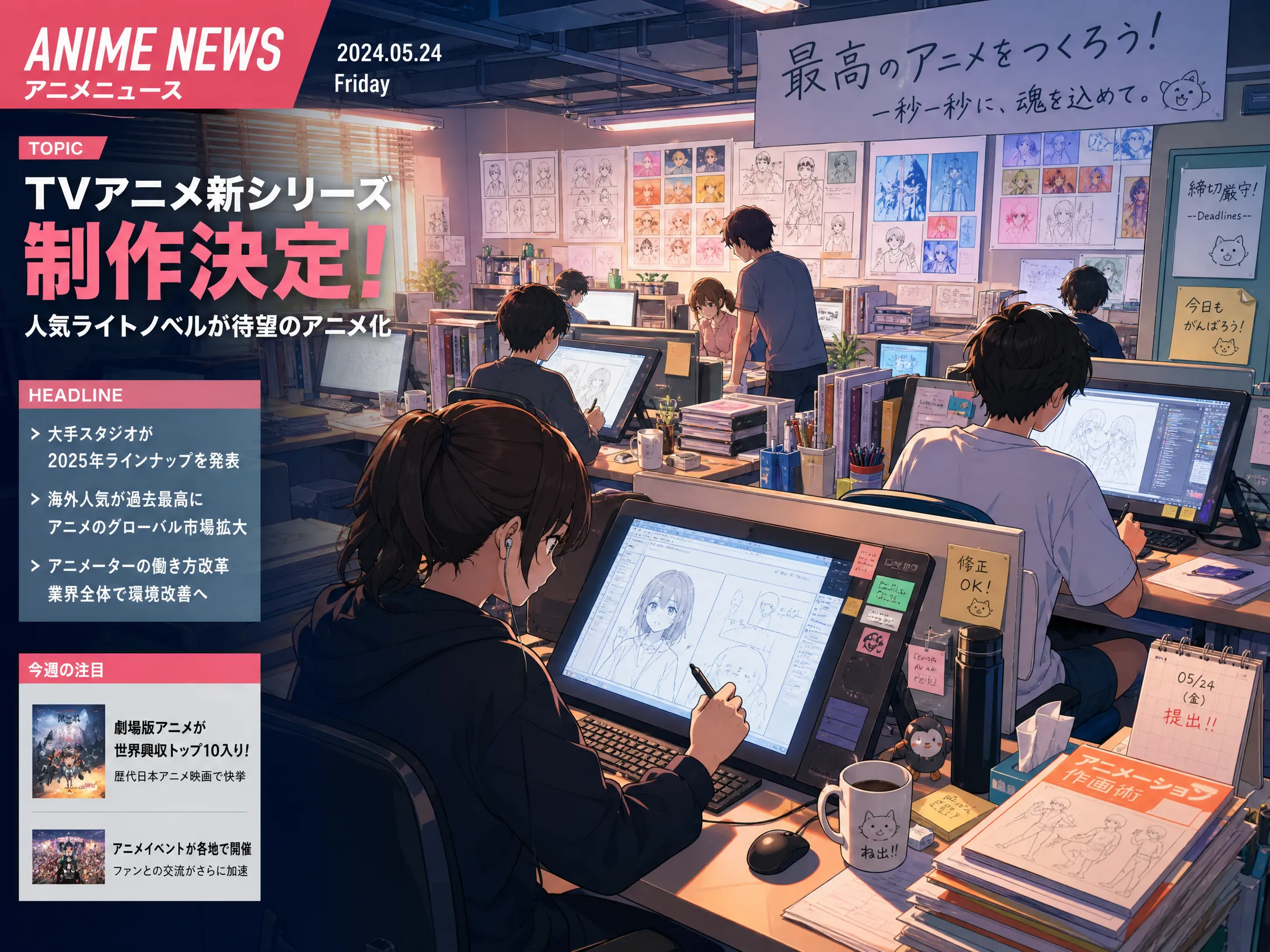 知名动画工作室宣布新企划