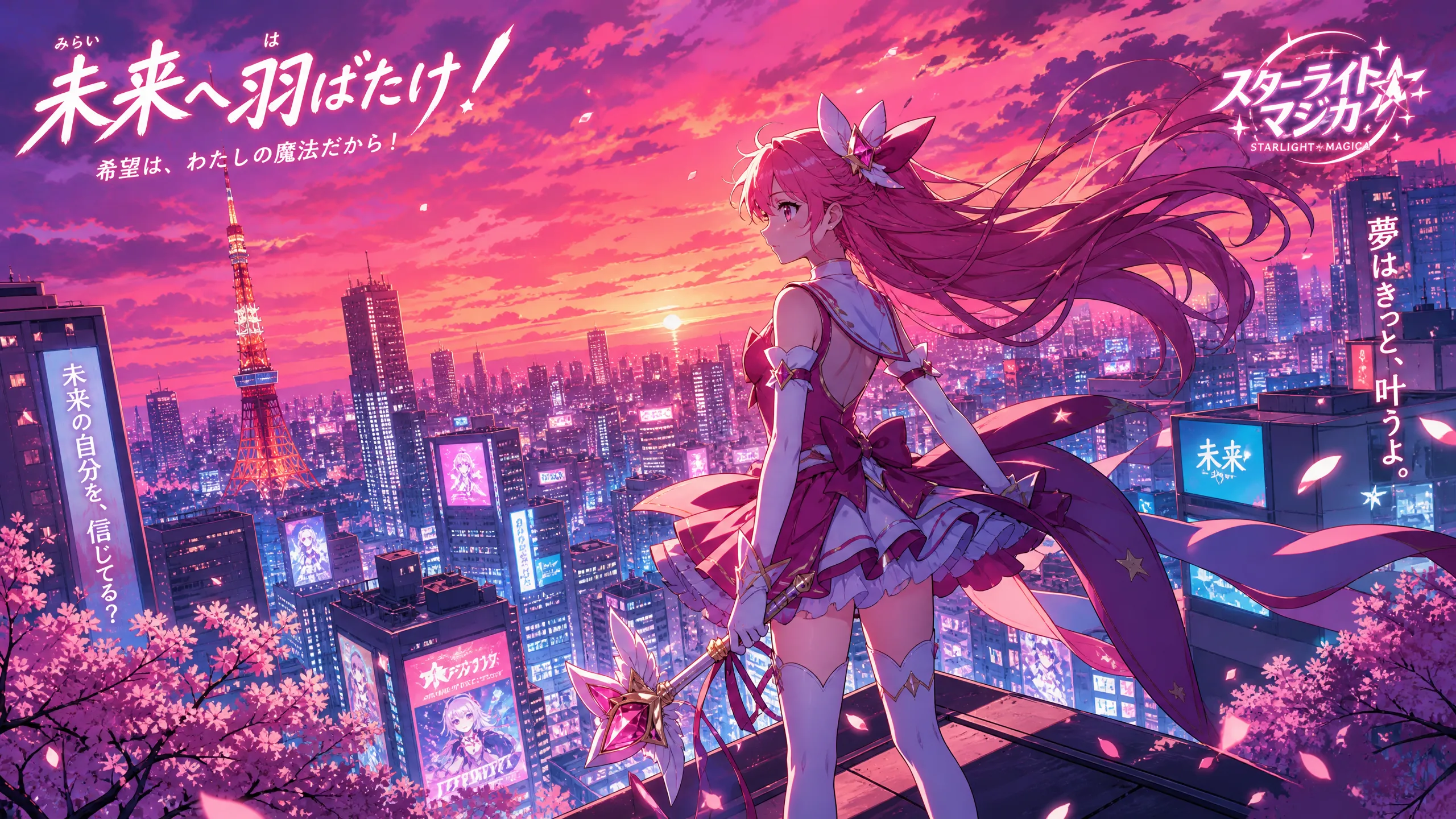 魔法少女动漫主题宣传图
