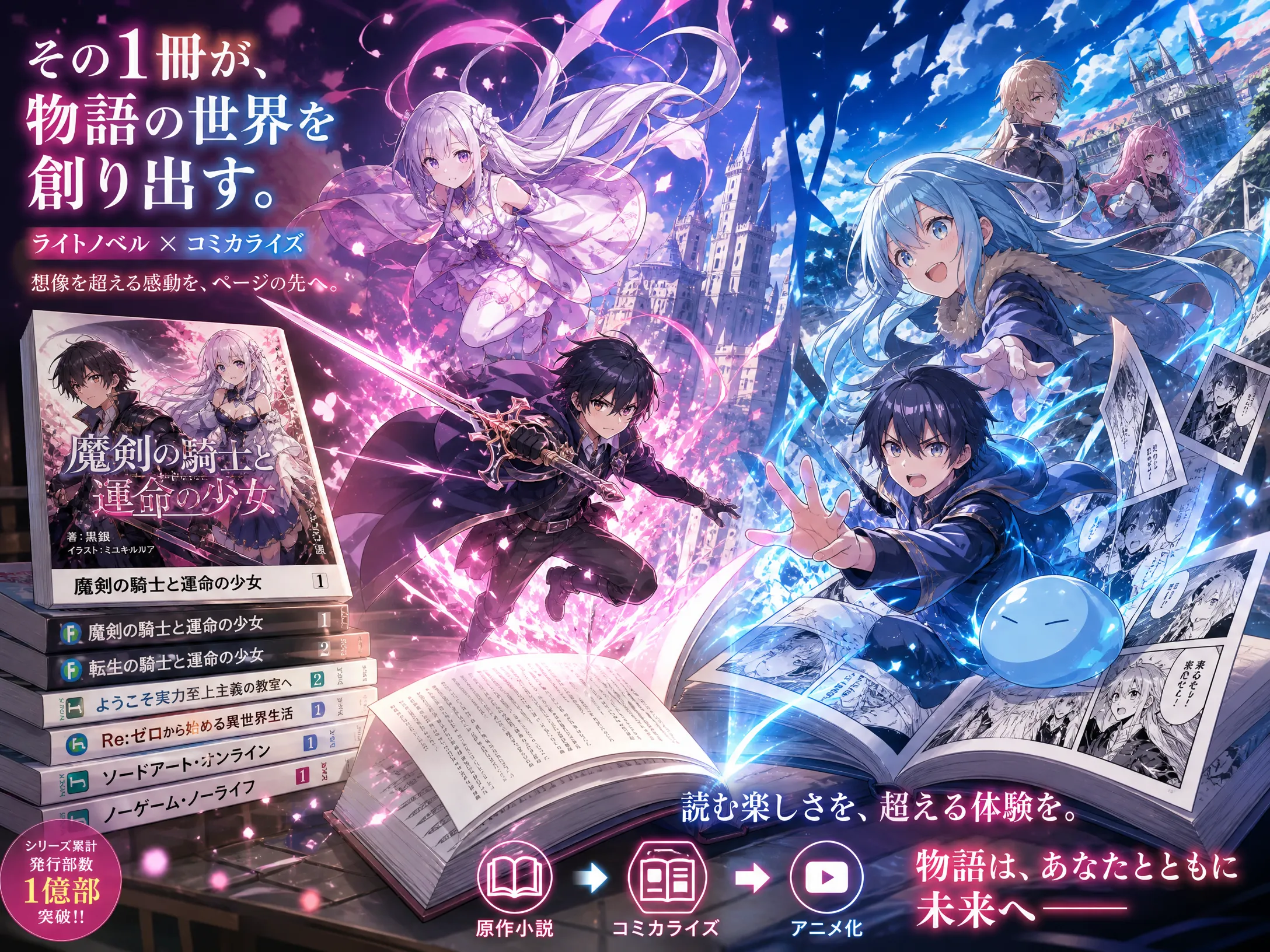 轻小说改编动画专题封面